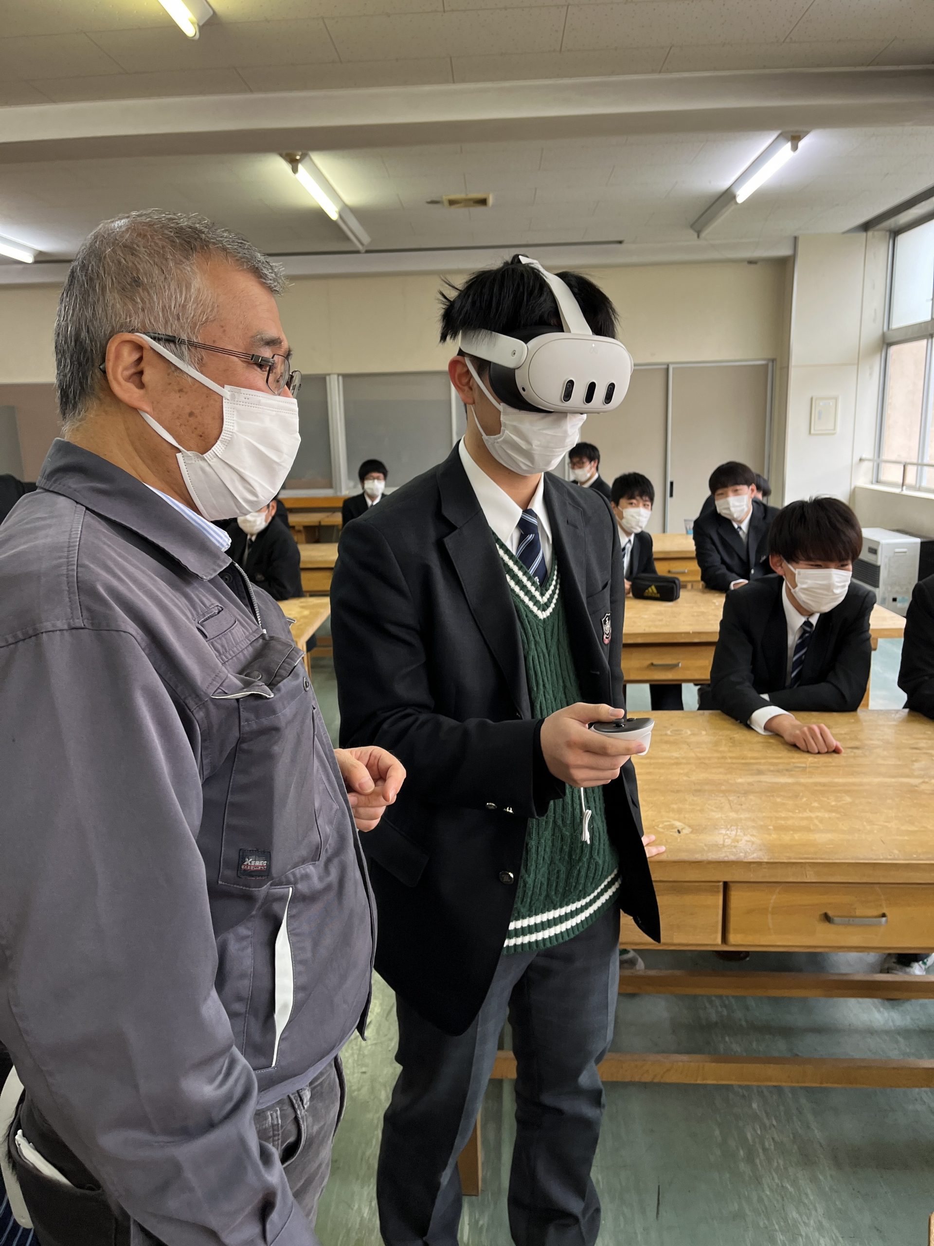 新潟県立柏崎工業高等学校/社会基盤工学における防災体験実習 | 防災VR 